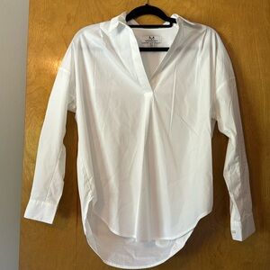 Never worn over sized white blouse XS dress shirt